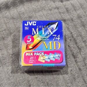 JVC Color Mix Jewel MD74 5-Pack